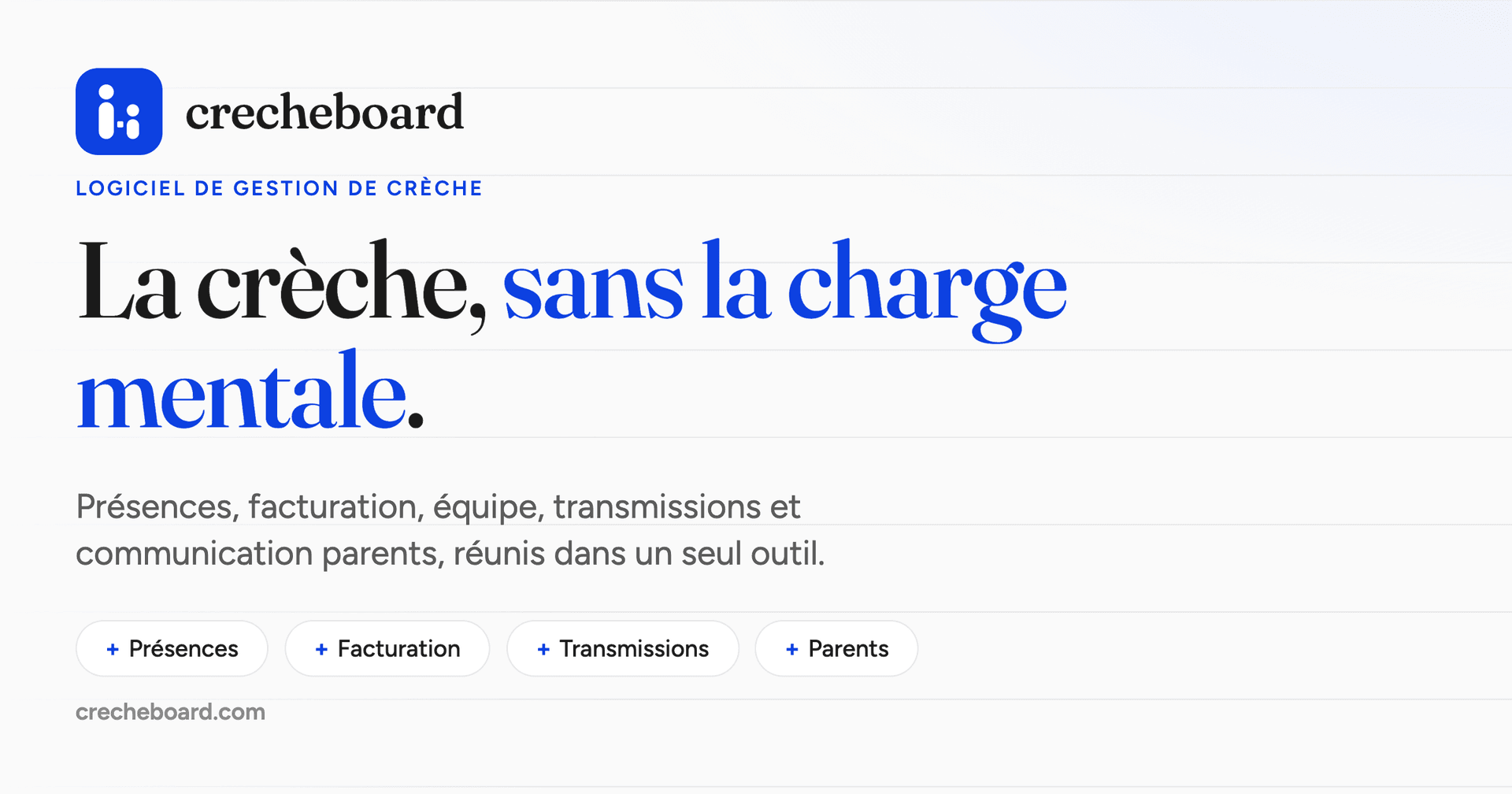 Crecheboard — identité produit