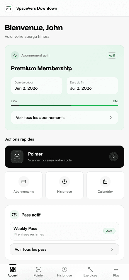 Fitbord — portail membre